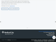 Tablet Screenshot of handandupperextremityofdallas.com
